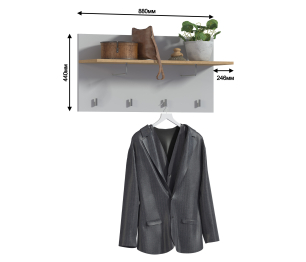 Вешалка настенная Мелисса СБ-2892