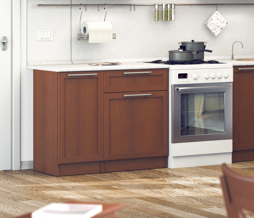 Ангелина Квадро, Кухонный гарнитур Ангелина Комфорт Орех Итальянский 2 м