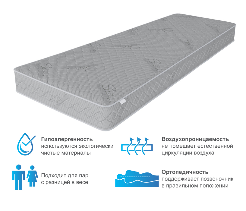 Другие размеры, Матрас Фиеста 900х1900