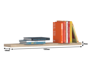 Полка Дионис СБ-2364/1 Дуб Сонома