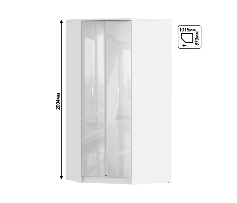 Угловые шкафы, Шкаф угловой Медея СБ-2991