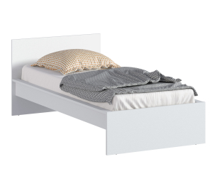 Леон/Бруклин СБ-3366 Кровать с матрасом Сити - Бормио 900*2000