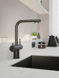 Смеситель для кухни Osgard BALANS PLUS с возможностью подключения фильтрованной воды и вытяжным изливом