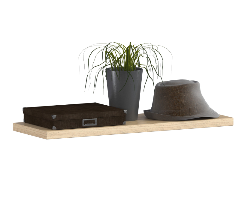 Настенные полки, Полка открытая Афина СБ-3316 Дуб Винченца