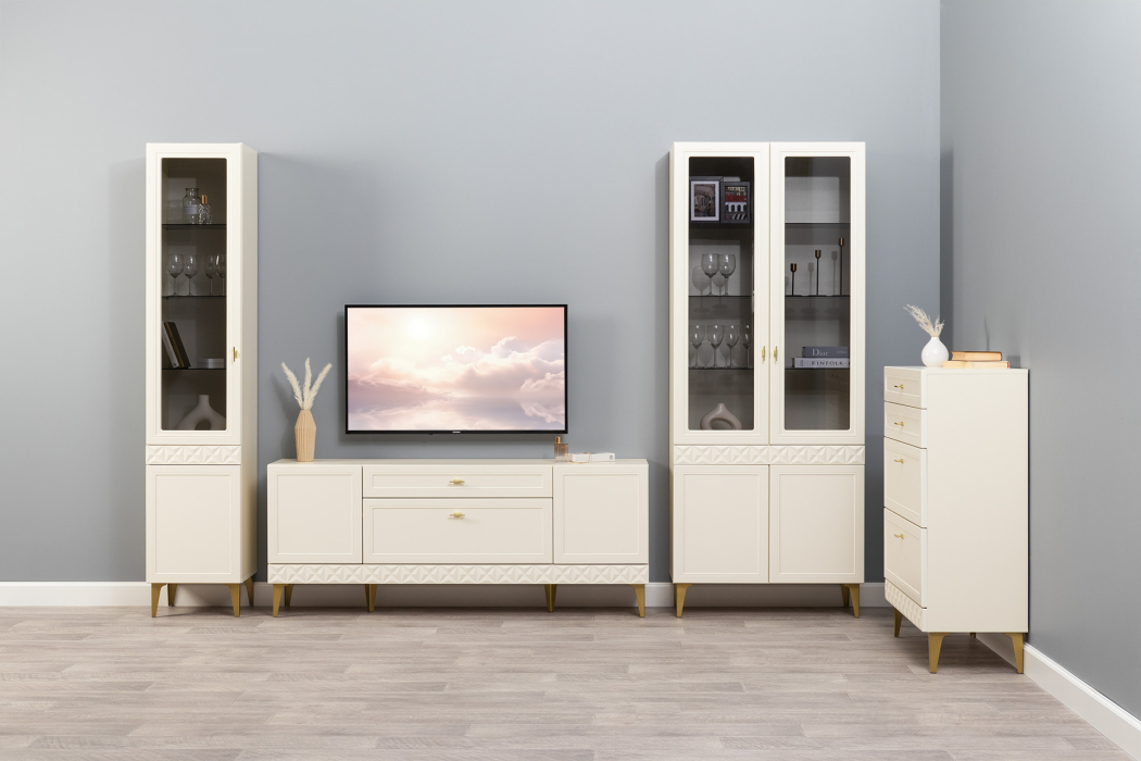 Стеклянные, Шкаф витрина Марион 16.397.01