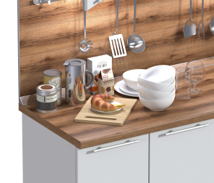 Столешница 38*3050*600 Дуб Делано 1U/2088 в упаковке