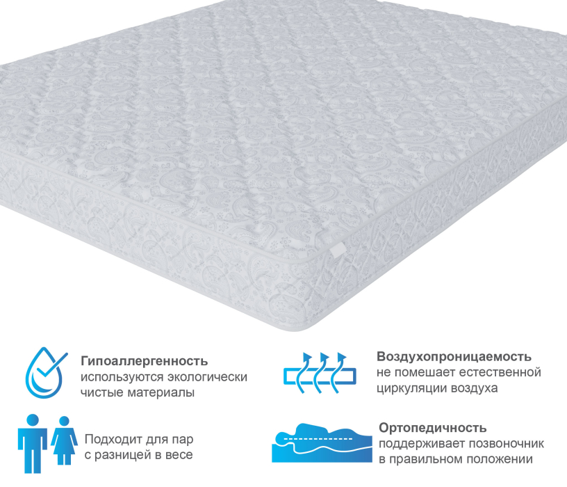 900 x 2000, Матрас Тропикана-Агама 900х2000