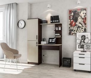 Стеллаж со столом Тесса СБ-2737