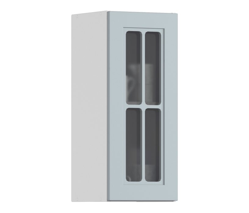 MODERN, MODERN шкаф навесной со стеклом 1 дв 30х72 см