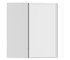 Квадро, Квадро шкаф навесной угловой 1 дв 60х72 см