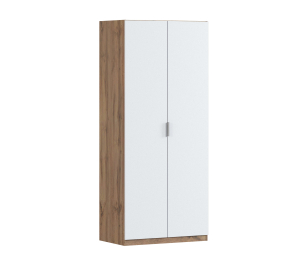 Шкаф двухдверный Макс 1000 мм, вариант №3 (ЛДСП, корпус дуб вотан)