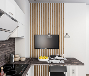 Рейки декоративные интерьерные СБ-3425 Дуб Бунратти (6 шт)