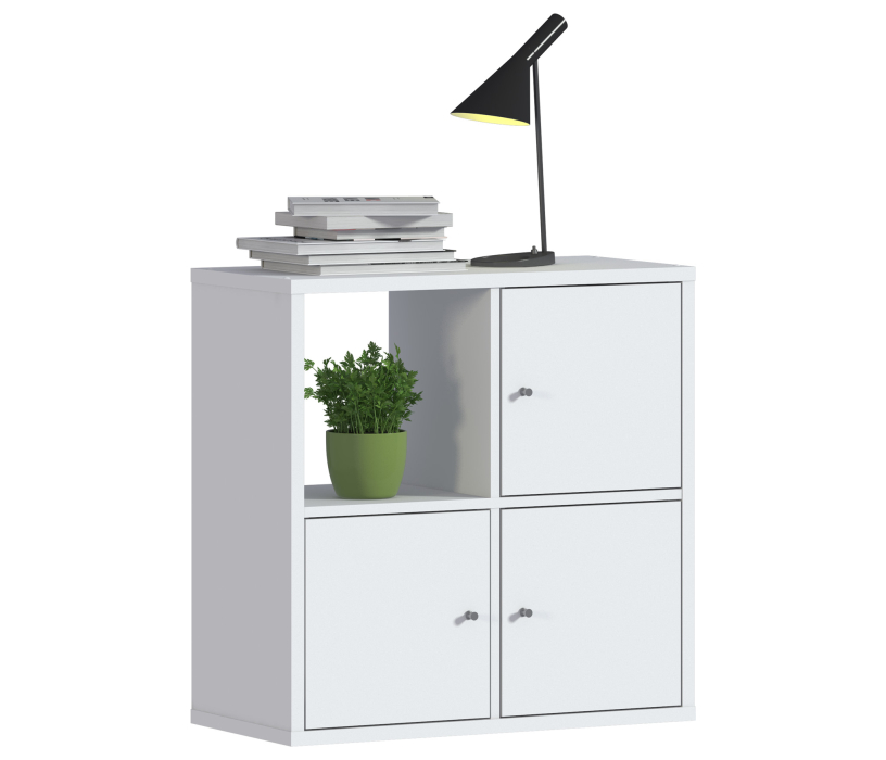 Стеллажи, Стеллаж Кито СБ-3241 Белый