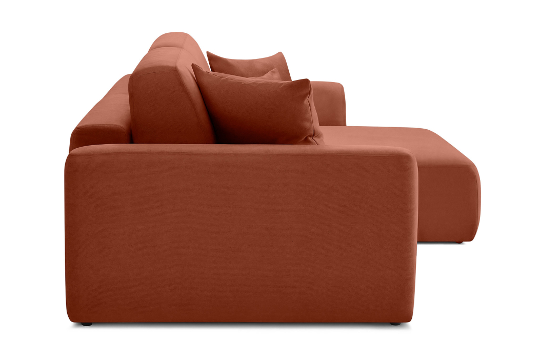 Диваны угловые в гостиную, Диван угловой Спейс, Велюр