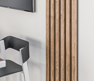 Панель стеновая СБ-3424 Диамант серый