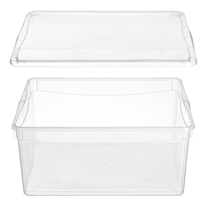 Хранение вещей, ЯЩИК УНИВЕРСАЛЬНЫЙ КРИСТАЛЛ XL 555х390х435 ММ, 70Л