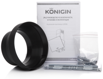 Кухонная вытяжка Loon Black 60