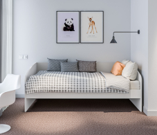 Mika / Мика, Кровать Mika / Мика СБ-3280 Белый,Серый