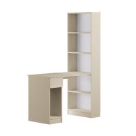 Стеллажи, Шкаф комбинированный Лайт 10.01, сатин