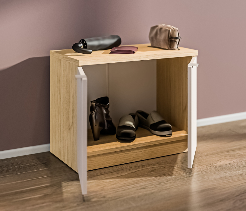 Тумбы, Тумба Афина СБ-3315 Дуб Винченца/Кашемир серый