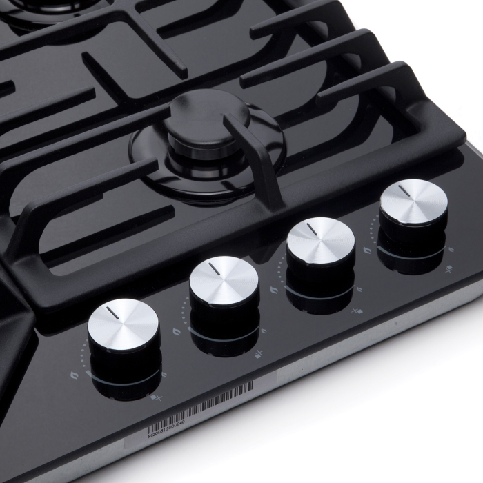 Встраиваемые варочные панели, Газовая варочная панель Konigin Blaze 604 Закаленное стекло