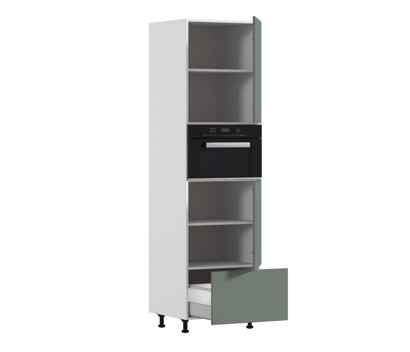 Белла, Белла пенал под встроенную технику 1 ящ, 2 дв 60х207 см