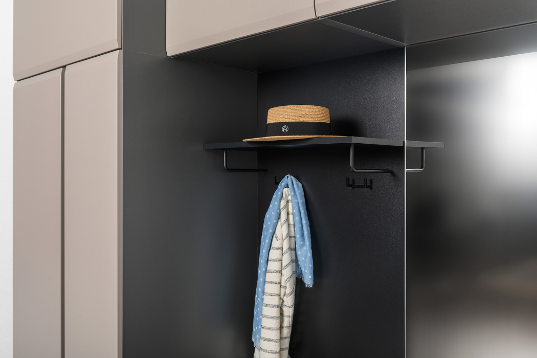 Настенные, Вешалка Сидней 15.16, черный