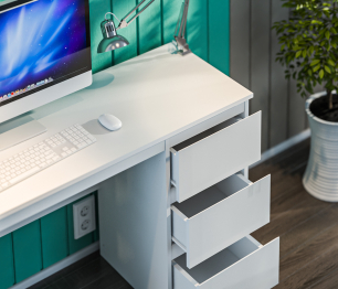 Стол Медея СБ-3337 Белый