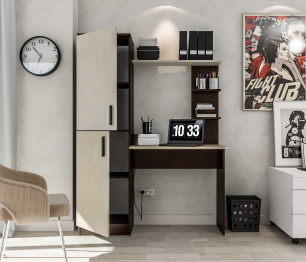 Стеллаж со столом Тесса СБ-2737