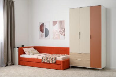 Шкаф Марвэл 16.317.03, белый, сатин, плэйн, безмолвная пустыня